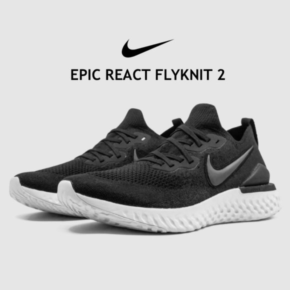 men's running shoe nike epic react flyknit 2